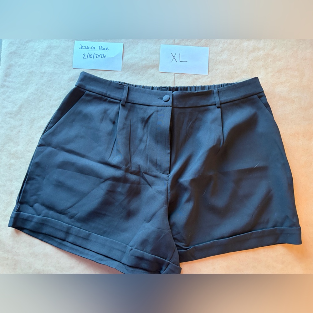 Jessica Women's High Waist Shorts - Charcoal